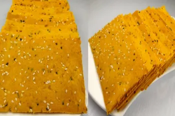 طرز تهیه نان خشک و خوشمزه مشهد بنام قاق یا کاک مشهدی !