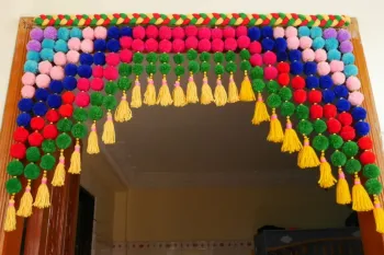 نحوه درست کردن توران آویز درب ایده کاردستی پشمی / یک توران متفاوت درست کن!