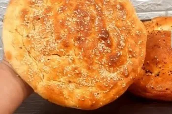 رازهای پخت نان شیرمال خانگی / نرم و پنبه ای با پف زیاد