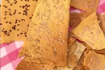 طرز تهیه کراکر نان خشک که با ماست عالیه!