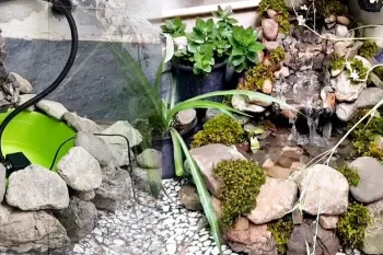 ساخت آبنمای سنگی زیبا و راحت مناسب هدیه دادن!