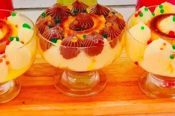 دسر فرانسوی رام بابا خوشمزه و جذاب یکبار امتحان کنین دیگه سراغ دسرهای دیگه نمیرین!