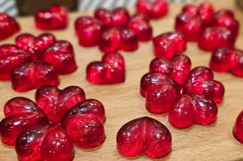 طرز تهیه پاستیل خونگی قلبی آسان و خوشمزه / آموزش پاستیل
