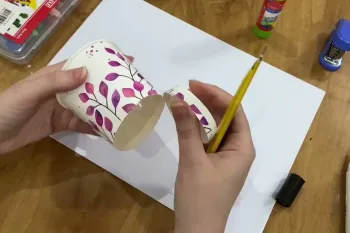 ساخت عروسک نمایشی با لیوان کاغذی بازیافتی!