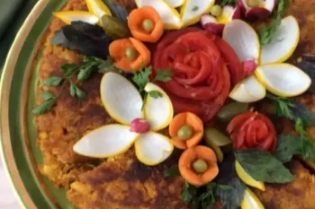کوکوی مرغ و آلو دستور غذایی نوستالژیک و بی نظیر از آشپزی مامانم!