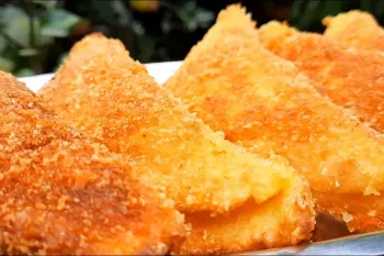 طرز تهیه یک شام ساده و خوشمزه با نان و سیب زمینی سوخاری!