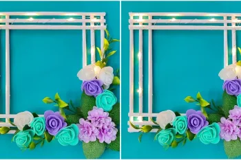 ساخت کاردستی دیواری با کاغذهای رنگی برای تزئین اتاق خواب!