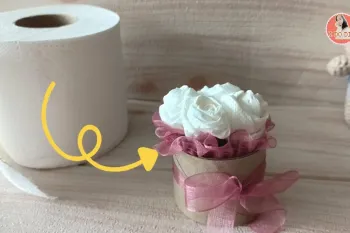 ساخت گل رز از دستمال کاغذی برای هدیه دادن!