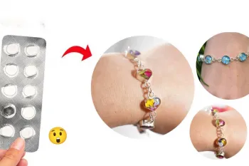 آموزش ساخت دستبند شیشه ای خانگی بدون رزین!