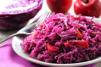 طرز تهیه ترشی کلم قرمز فوری به سبک رستورانی !! به دو روش