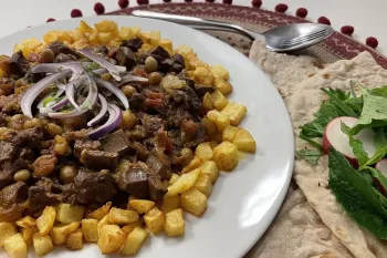 طرز تهیه و دستور پخت خوراک جگر یا جغول و بغول سنتی و اصیل!