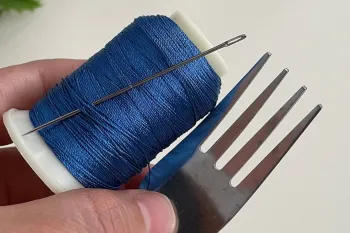 آموزش ساخت توری سوزنی با چنگال!
