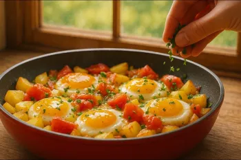 فقط با سیب زمینی و تخم مرغ به املت افغانی خوشمزه درست کن / غذای سریع و خوشمزه برای همه وعده ها