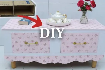 آموزش ساخت میز چای مقوایی و صندلی چندمنظوره DIY