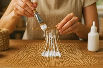 ایده خلاقانه برای دکوراسیون داخلی با نخ و چسب!