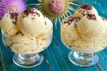 طرز تهیه بستنی خانگی فقط با سه قلم مواد اولیه و ساده ترین دستور!