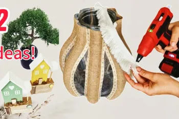 ساخت تزئینات خلاقانه با تفنگ چسب حرارتی و گل های تزئینی!