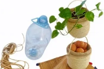 تبدیل بطری آب به سبد زیبا با مراحل ساده!