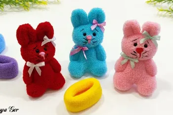 ایده ی خلاقانه برای ساخت کش مو خرگوشی!