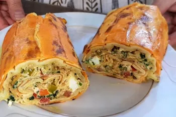 هیچوقت این غذا رو درست نکن چون اینقدر خوشمزس که مجبور میشی هر روز بپزی بدون گوشت !