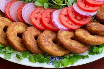 طرز تهیه شامی پوک و پفکی با لیه و گوشت / کم جذب روغن و خیلی خوشمزه
