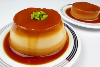 طرز تهیه کرم کارامل بدون فر و همزن بدون استفاده از بخار و یا پخت پز در سریعترین زمان به روش قنادی!