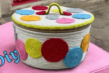 ساخت باکس خلاقانه با قابلمه های قدیمی و طناب کنافی!
