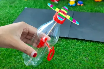 آموزش ساخت اسباب بازی ساده با بطری پلاستیکی!