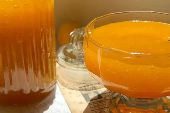 طرز تهیه مارمالاد زردآلو خانگی بدون ژلاتین / خوش رنگ ساده و خوشمزه