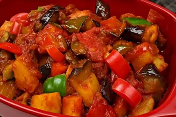 خوشمزه ترین غذای بادمجونی عمرت !غذای ساده و فوری با بادمجان !
