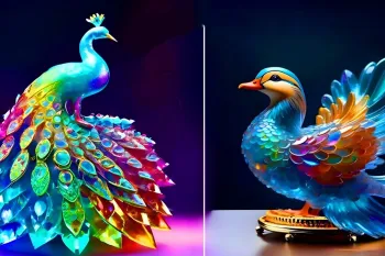 ایده های خلاقانه برای ساخت پرندگان شیشه ای و کاردستی با بطری پلاستیکی!