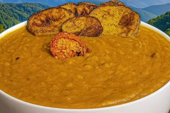 طرز تهیه عدسی بادمجان فوق العاده خوشمزه و مقوى بمب انرژی و سلامتی در یک کاسه!