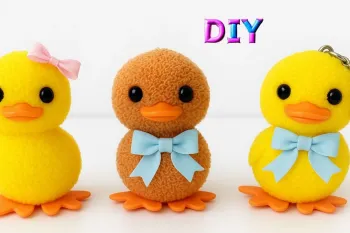 آموزش ساخت جوجه های بامزه با کش مو!