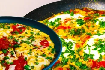 نیمرو فوری و خوشمزه آموزش دو مدل صبحانه سریع / طرز تهیه مرحله به مرحله نیمرو
