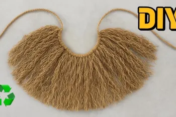 ساخت دکور دیواری زیبا با ریسمان و مقوای بازیافتی!
