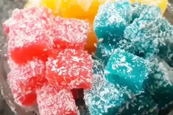 طرز تهیه باسلوق ژله ای با نشاسته در خانه!