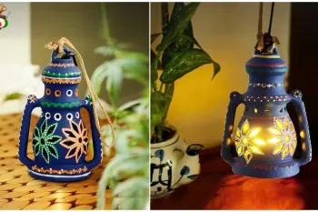 ساخت فانوس تزئینی از پلاستیک بازیافتی برای باغ و باغچه!