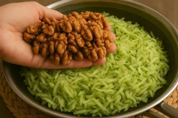 هیچکس باورش نمیشد این غذا با کدو سبز درست شده ! اینقدر خوشمزست که حاضرم هفته ای ۳ بار بپزم