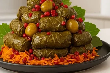 با دلمه برگ مو دل همه رو ببر / دستور اصیل عطر بی نظیر طعم موندگار