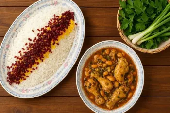 راز طعم بینظیر متفاوت ترین خورش کرفس : با مرغ تجربه ای جدید از خورش کرفس