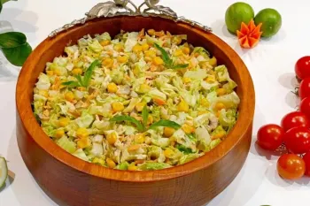 سالاد مرغ و قارچ یک پیش غذای بینظیر مناسب دورهمی های تابستانی!