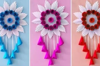 ایده های خلاقانه برای دیوارکوب کاغذی و استفاده از مقوا!