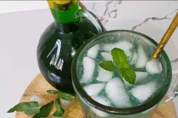 طرز تهیه شربت نعنا و راز معلق موندن تخم شربتی فقط با چند قلم!