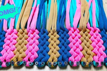 ساخت پادری زیبا با تی شرت قدیمی در خانه!