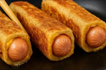 طرز تهیه صبحانه خوشمزه با نان و تخم مرغ در ۱۵ دقیقه / آموزش اسنک نان و پنیر با تخم مرغ و سوسیس