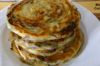 نان فطیر پیازی؛ تجربه طعمی خوشمزه و بینظیر