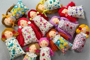 آموزش دوخت عروسک پارچه ای زیبا با چرخ خیاطی!