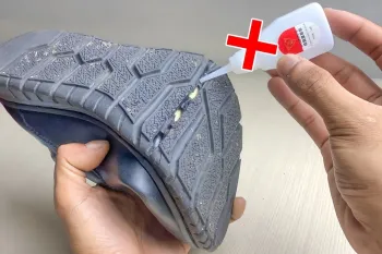 روش مبتکرانه تعمیر کفش های در خانه!