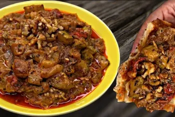 ترکیب بادمجون و گردو ۱۰۰۰ برابر خوشمزه تر از گوشت یه بار درست کنی عاشقش میشی!