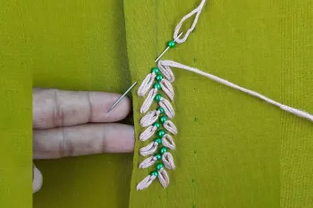 گلدوزی حاشیه ای فوق العاده زیبا برای مبتدیان!